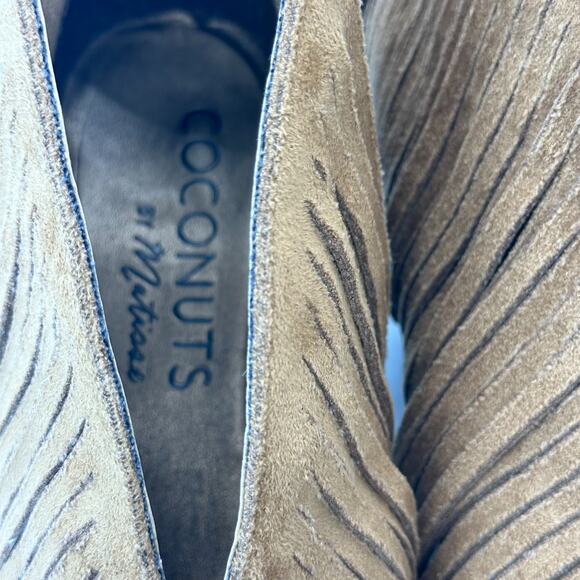 Coconuts By Matisse Lambert Saddle Fringe Ankle Boots Camel Western 8 Faux Suede - Picture 13 of 14